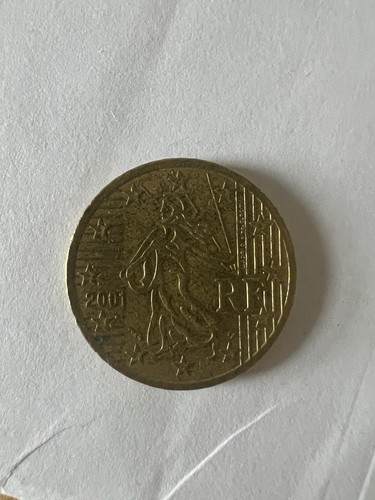 Moneta centesimi euro 2001 - 50,