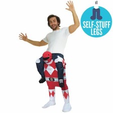 Costume Piggyback Adulto Rosso