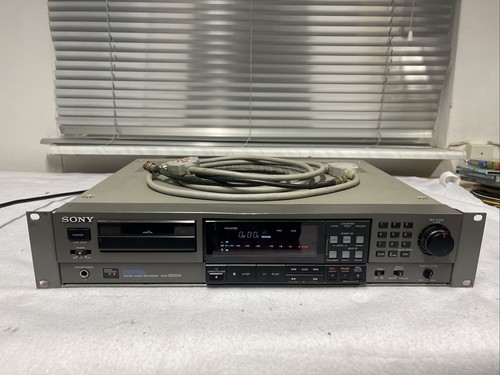 Sony pcm 2500a high - sony, high-end