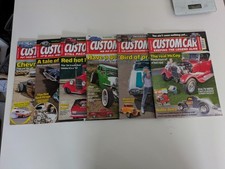 Custom Car Magazine Bundle Of 6 Issues From 2016 Summer, Aug, SEP, Oct, Nov & De