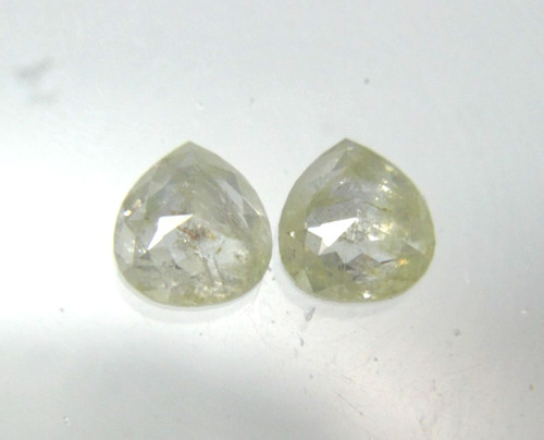 Coppia diamanti taglio rosa - diamanti,