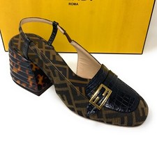 Fendi Decollete Aperta Vitello