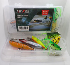 Kit Spinning - 6 Lures + Box - Bass Luccio - CD819