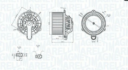 Ventola radiatore abitacolo - radiatore,