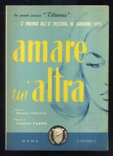 SPARTITO MUSICALE - "AMARE UN'