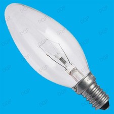 10x 40W Trasparente Candela