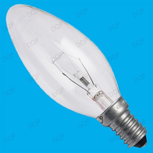10x 40w trasparente candela - 40w,