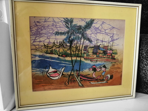 Quadro batik vintage anni - batik,