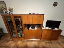 Mobile soggiorno in legno, compreso di vetrina.