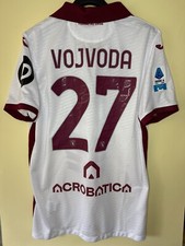 Vojvoda Match Worn contro Milan Shirt  Serie A Torino stagione 2024/25 match day