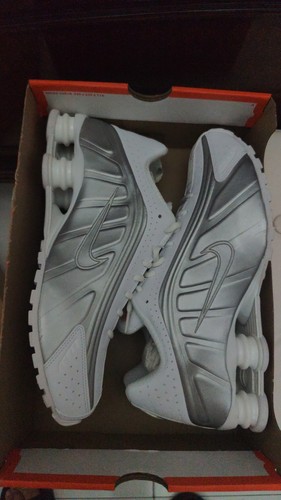 Nike shox bianco - shox, argento