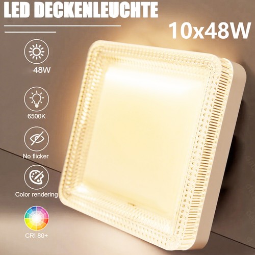 Plafoniera led 10x48w bianco - led,