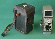 VECCHIA CINEPRESA VINTAGE G.B. BELL & HOWELL 624 8MM CON CUSTODIA IN CUOIO. AM94