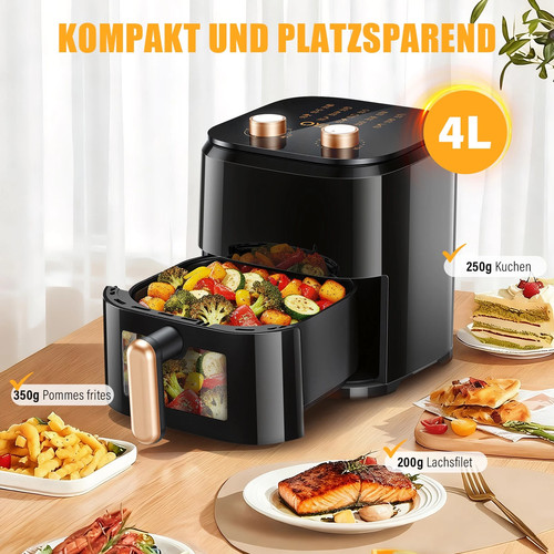 Friggitrice aria calda 4l - friggitrice, ad