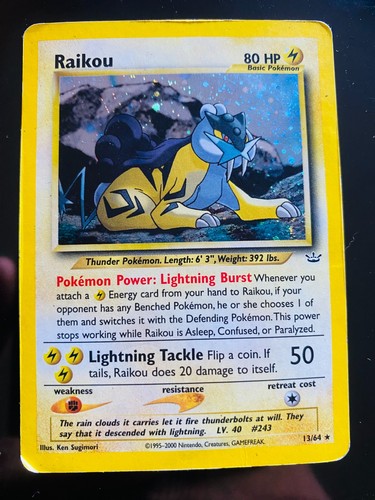 Raikou holo 64 - ⚡,