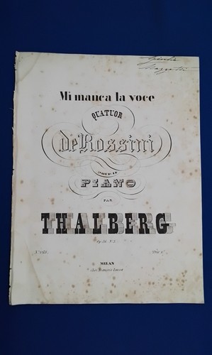 Antico spartito musicale - antico,