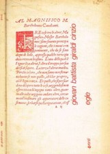 Egle. . Giovan Battista