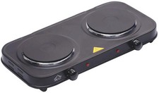 PIASTRA ELETTRICA 2 FUOCHI 2.000 W