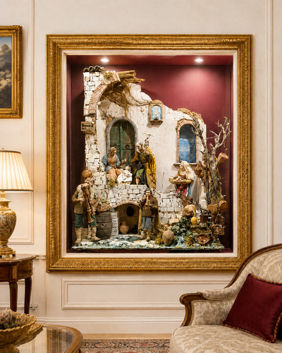 Presepe rudere villa in - presepe,