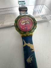 Swatch Scuba HAPPY FISH SDN101 Usato Funzionante Con Box Originale