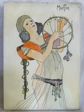 Alfons Mucha painting  oil on