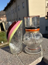 BOTTIGLIA WW1 LOTTO BICCHIERE