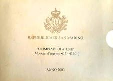 CEDO COFANETTO DITTICO 2003 SAN MARINO DITTICO 2003 "OLIMPIADI DI ATENE" 
