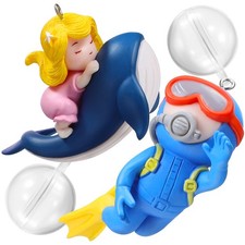  2 Pezzi Decorazione Acquario