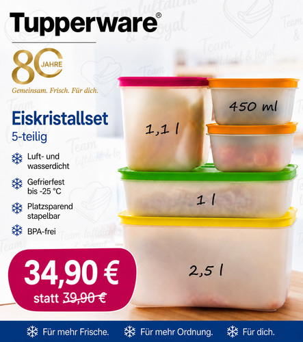 Tupperware set cristalli - set, di