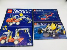 3x Lego Technic istruzioni