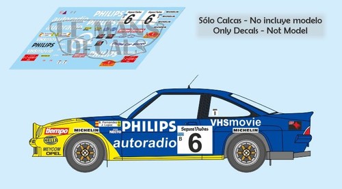 Decals opel manta 400 rallye - decals,