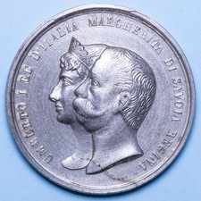 UMBERTO I MEDAGLIA 1893 NOZZE