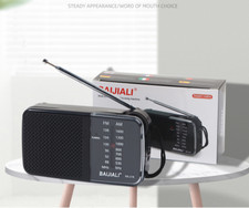 MINI RADIO PORTATILE BATTERIE AA ANTENNA FREQUENZA AM FM ESTERNO