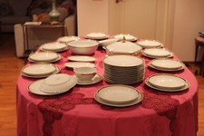 SERVIZIO PIATTI LIMOGES 1900/1930 (MAI USATO COME NUOVO) PORCELAINE CHARLES