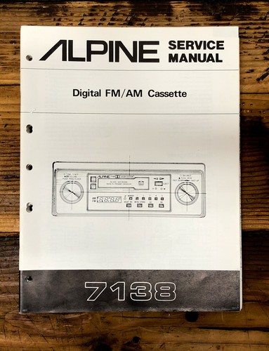 Alpine model 7138 - alpine,