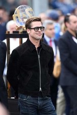 Brad pitt giacca pelle - pitt,