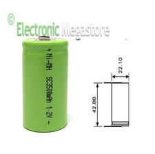 Batterie per riparazione TRAPANO AVVITATORI ricaricabili da 1,2v 3000mAh SC 3500