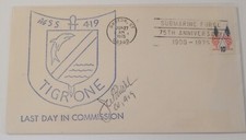 USS Tigrone (AGSS 419) decommissioned June 27 1975 Groton Connecticut