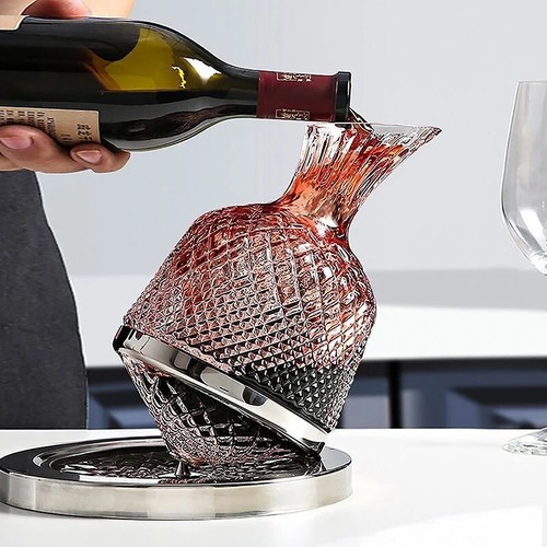 Bicchiere decanter rotante - decanter, 360