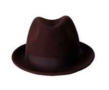 CAPPELLO MODELLO LOBBIA IN FELTRO PRODOTTO IN ITALIA.
