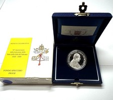 MONETA PROOF 70’ANNIVERSARIO ISTITUZIONE DELLO STATO CITTÀ VATICANO 1999