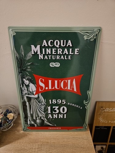 Insegna metallica acqua - metallica,