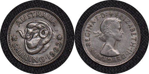 Australia 1962 uno scellino - australia,