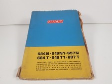 Manuale officina Fiat 684 619 697 N 684 619 697 T  catalogo ricambi carrozzeria.