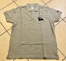 T Shirt Polo Grigia Con Logo Eni TG L NUOVA CONSERVATA