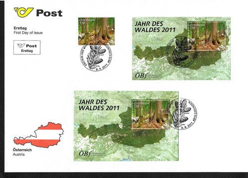 Austria 2011 fdc anno della - austria,