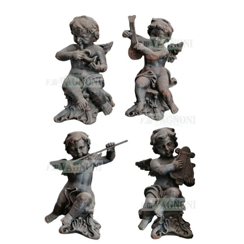 Putti amorini angeli ghisa - angeli, in