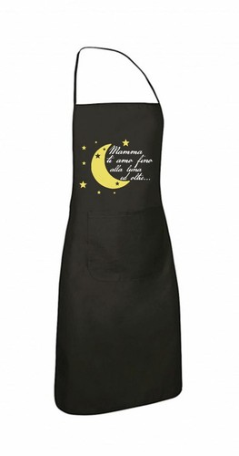 Grembiule nero cucina - nero,