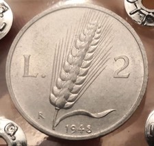 Moneta 2 Lire 1948 Spiga