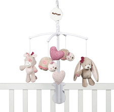 Giostrina Musicale, Nina, Jade E Lili, Melodia "La-Le-Lu", 37 X 31 X 9 Cm, Beige